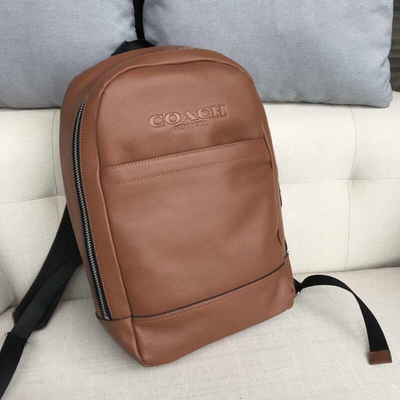 COACH Charles Slim Backpack In Sport Calf Leather - Picture 5 of 14